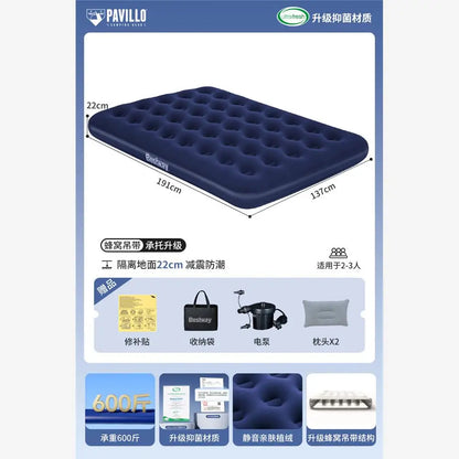 Camping King Size Portable Outdoor Inflatable Bed