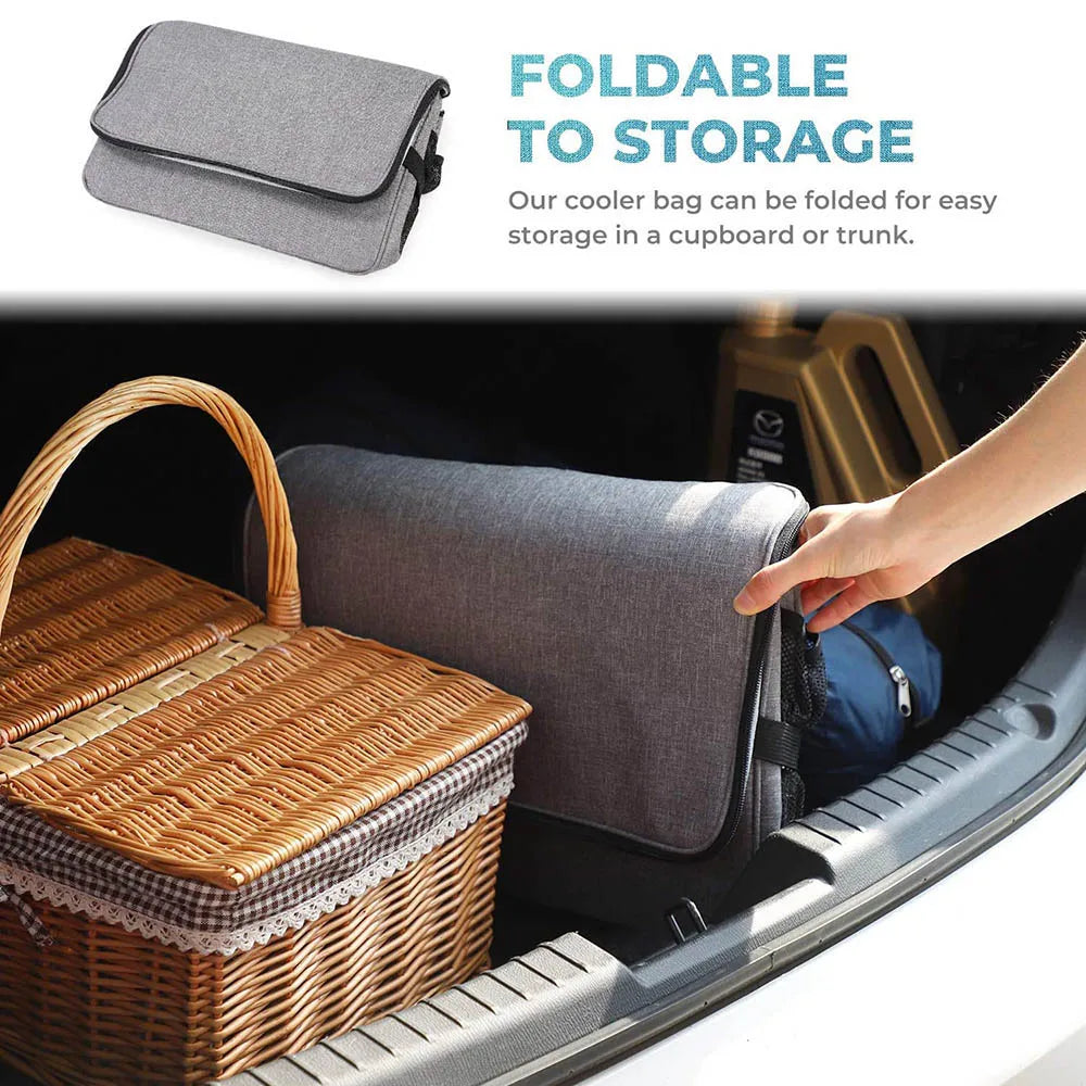 35L Large Capacity Collapsible Cooler Bag