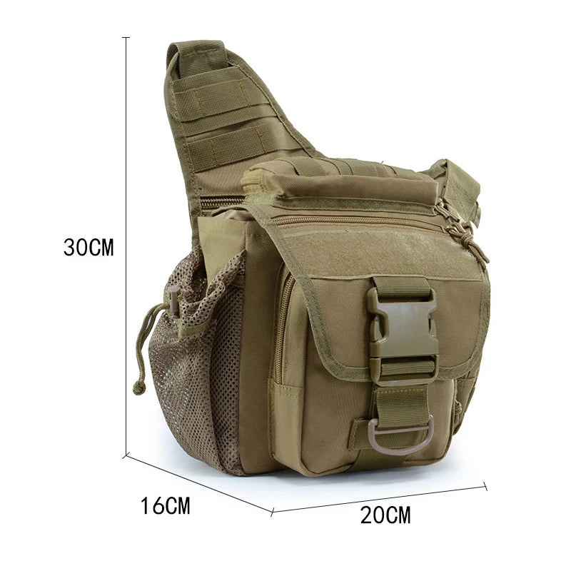 Outdoor Waterproof Camo Messenger bag