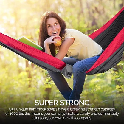 300x200cm Portable Camping Parachute Cloth Hammocks