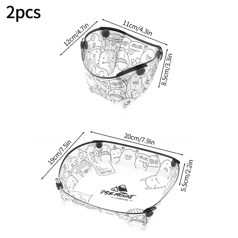 Outdoor Folding Lightweight Tableware