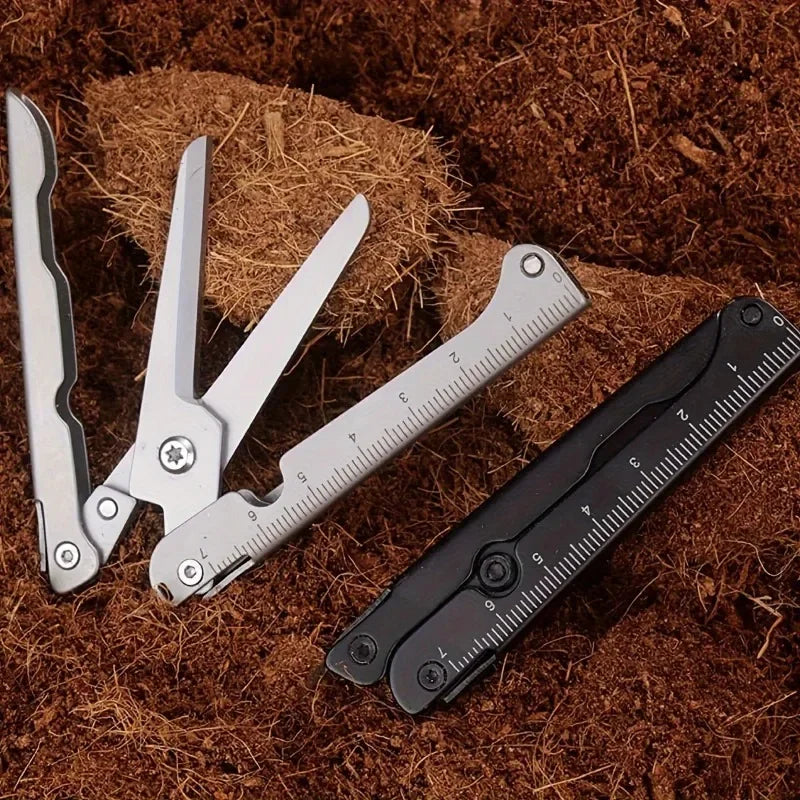 Portable Multifunctional Folding Scissors, Stainless