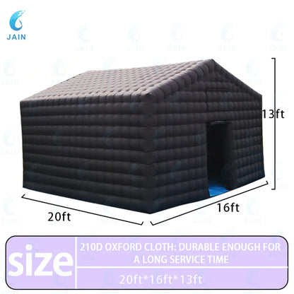 20FT Large Black Inflatable Tent with Blower Inflatable