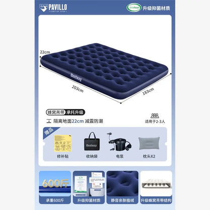 Camping King Size Portable Outdoor Inflatable Bed