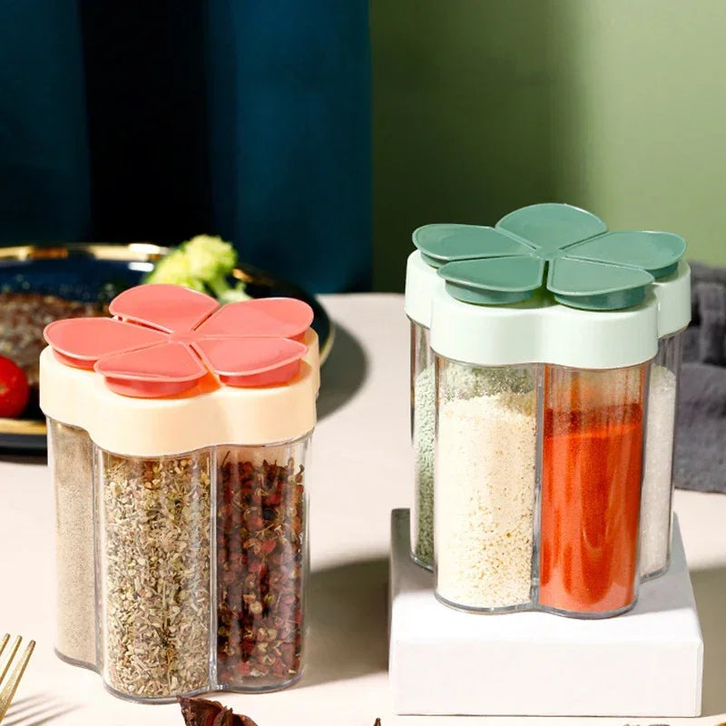 Transparent Camping Spice Jar with Lids, 1PC
