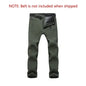 Warm Winter Men Soft Shell Pants Waterproof