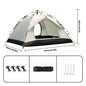 Small Silver Compact Auto-Tent