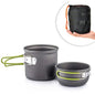Camping Cookware Mess Kit Ultralight Camping Pot
