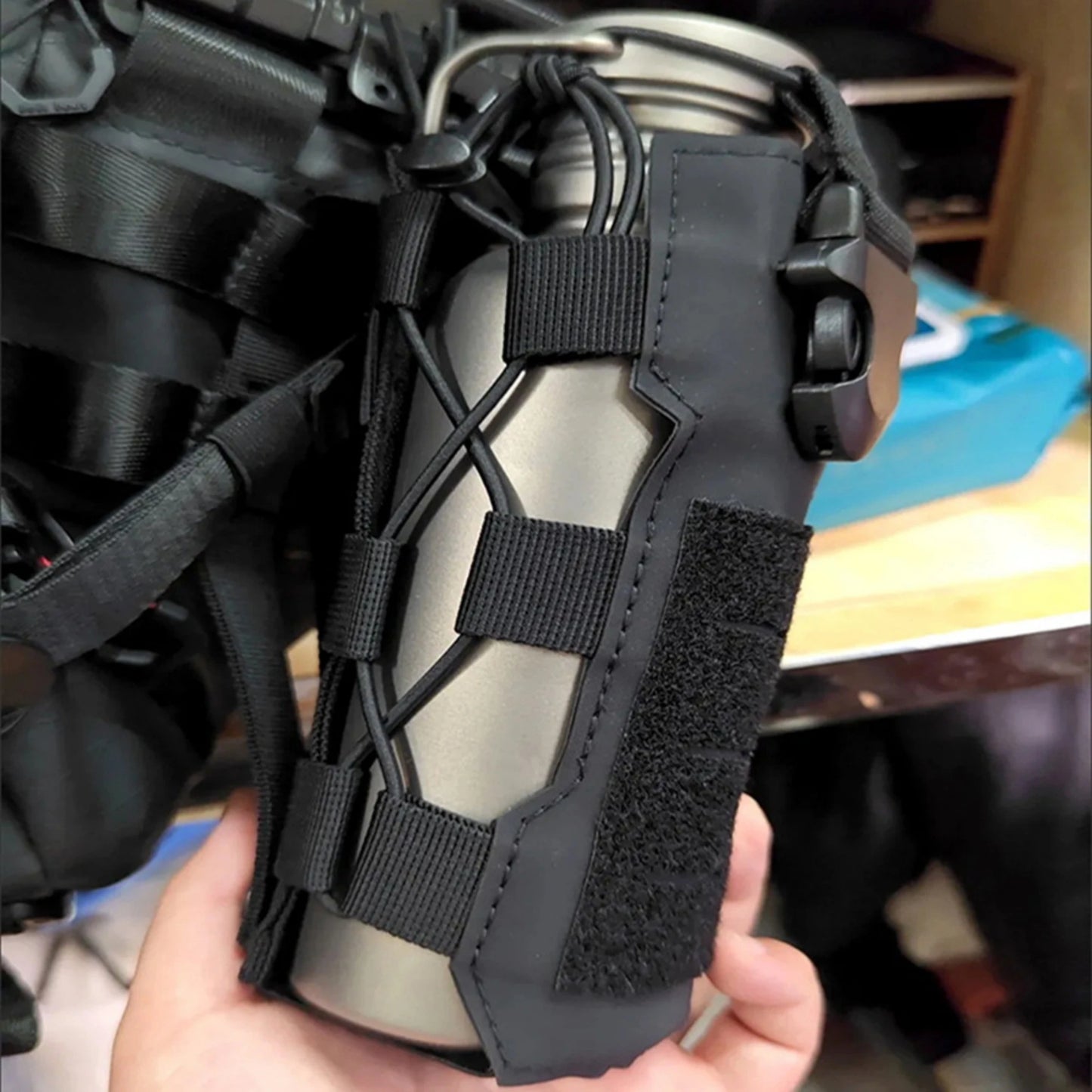Tactical Molle Pouch Water Bottle Bag Holster