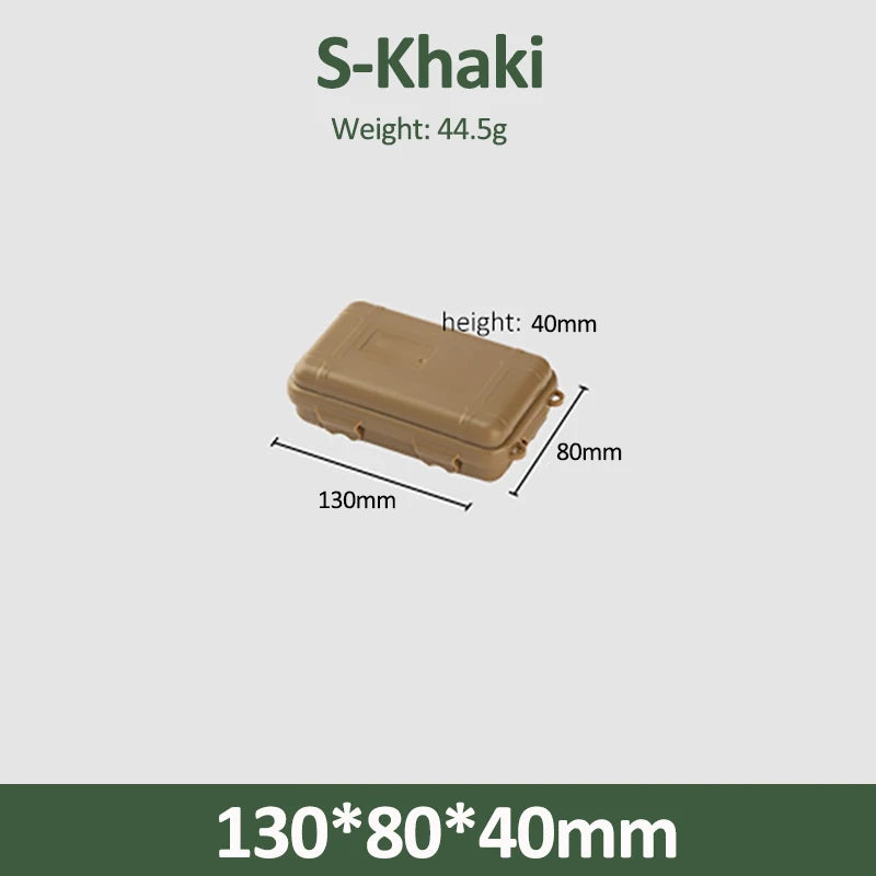 S/L/XL Size Outdoor Plastic Waterproof Sealed Survival Box