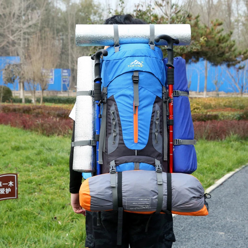 Camping Backpack Large Hiking Storage Pack Outdoor Shoulder Bags