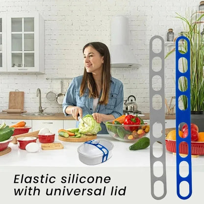 Silicone Lid Strap Reusable Universal Lid Fixing Belt