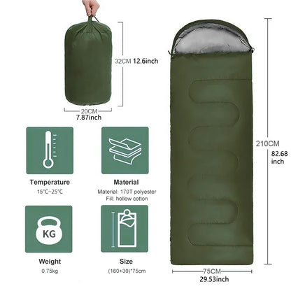 Camping Sleeping Bag Ultralight Waterproof