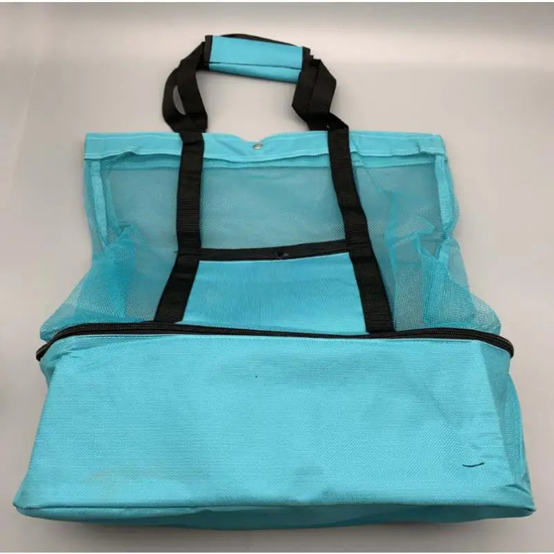 Large Mesh Beach Cooler Bag Outdoor Camping Picnic