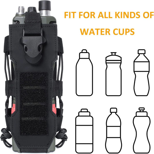 Tactical Molle Pouch Water Bottle Bag Holster