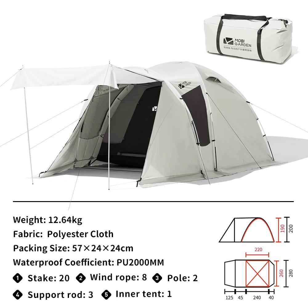 Camping Tent Waterproof 4 person Outdoor Tent