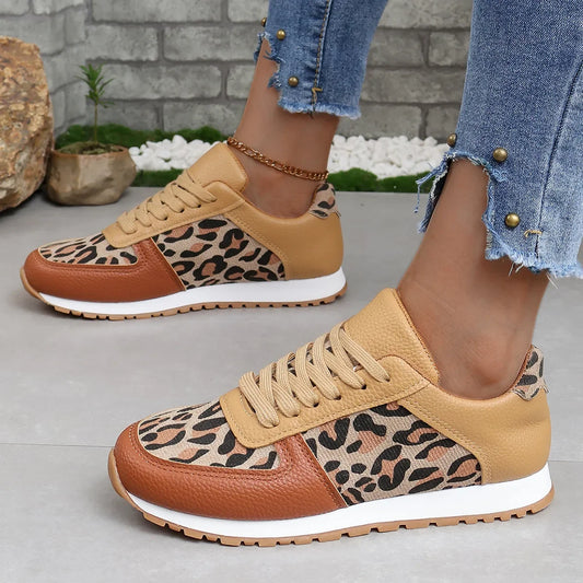 Low Cut Leopard Print Sports and Leisure Shoes for Women