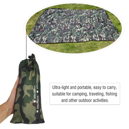 Camouflage Shelter Tourist Awning Canopy Tarp Tent Waterproof
