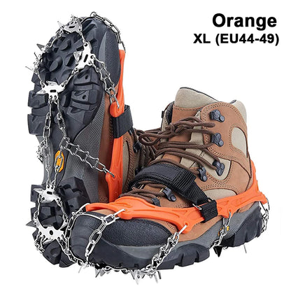 Crampons Shoes 19 Spikes Ice Snow Gripper Shoes