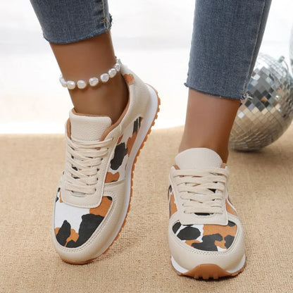 Low Cut Leopard Print Sports and Leisure Shoes for Women