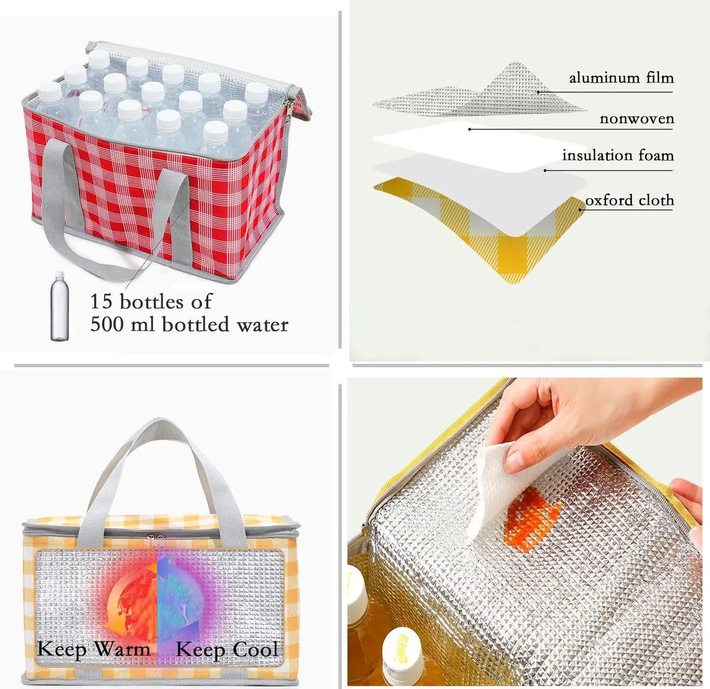 Large Capacity Portable Thermal Insulation Bag