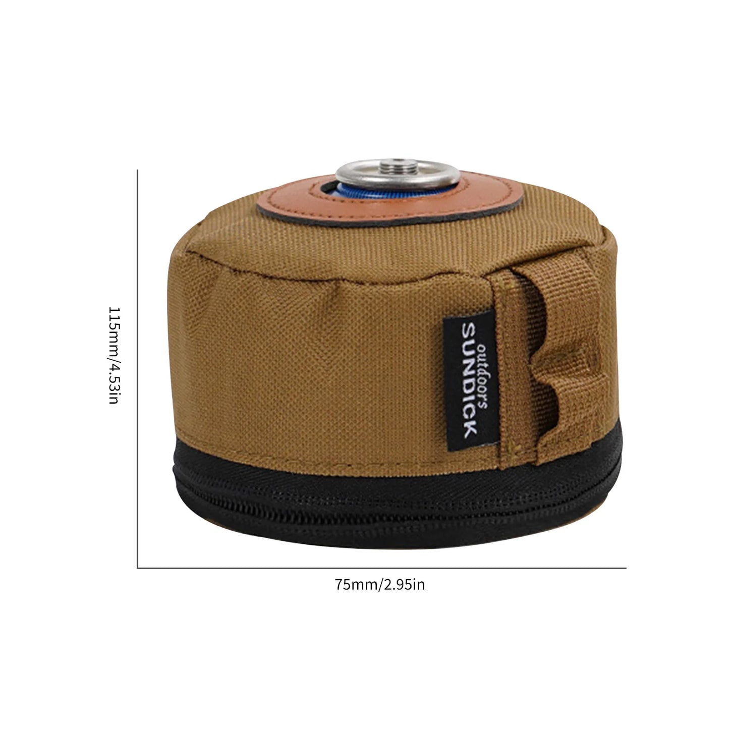 Camping Protective Cover Cotton Linen Outdoor Gas Tank Case