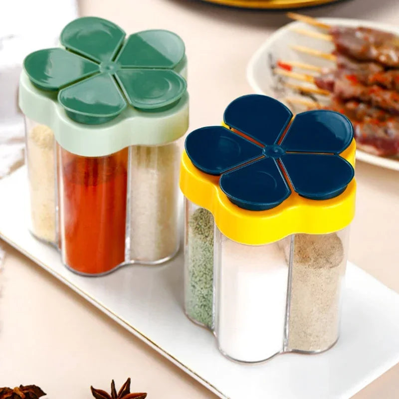 Transparent Camping Spice Jar with Lids, 1PC