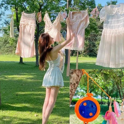 1× Camping Clothesline Laundry Drying Rope