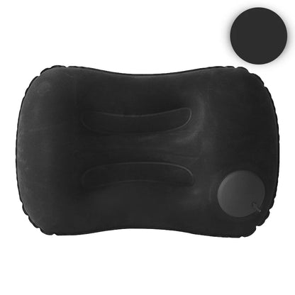 1pc Press And Inflate Portable Neck Pillow