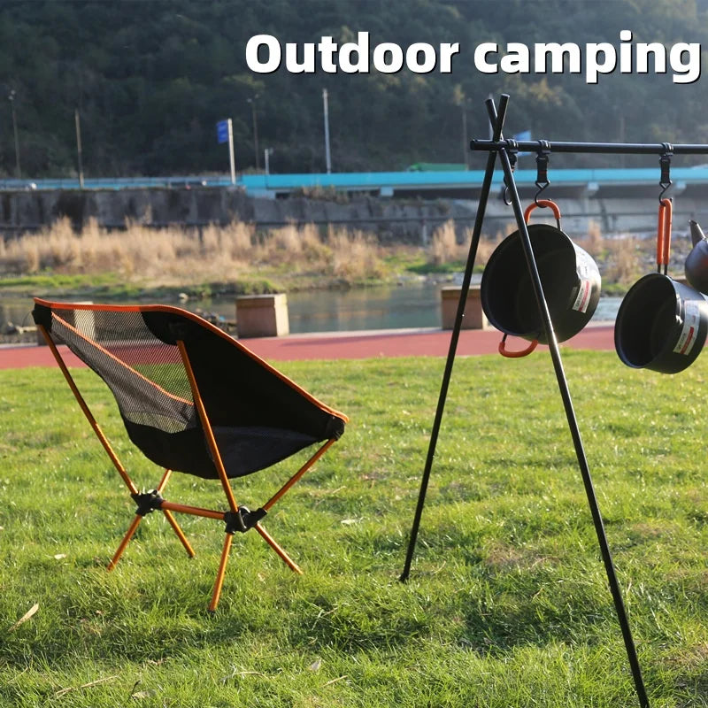 Outdoor moon camping folding chair