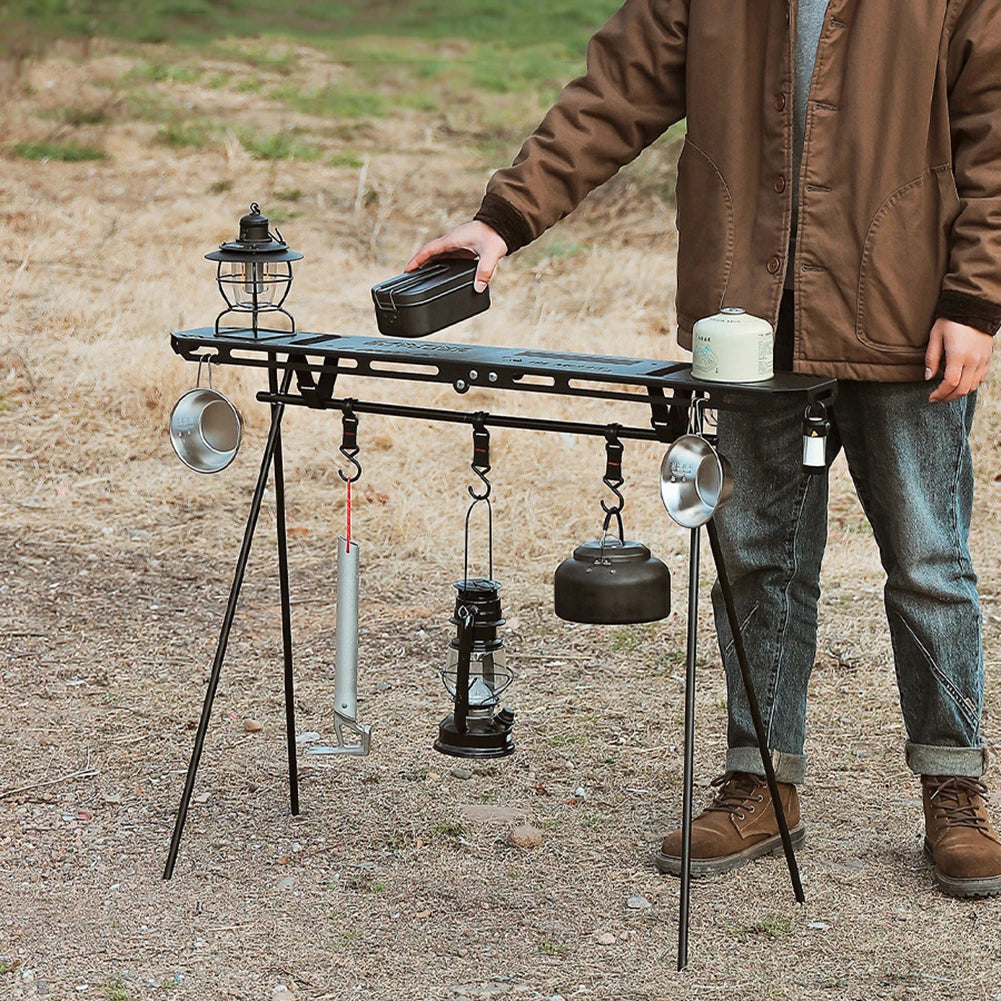 Foldable High Strength Bending Camping Hanging Rack Top Plate