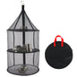 Camping Three-Layer Folding Storage Net With Zipper