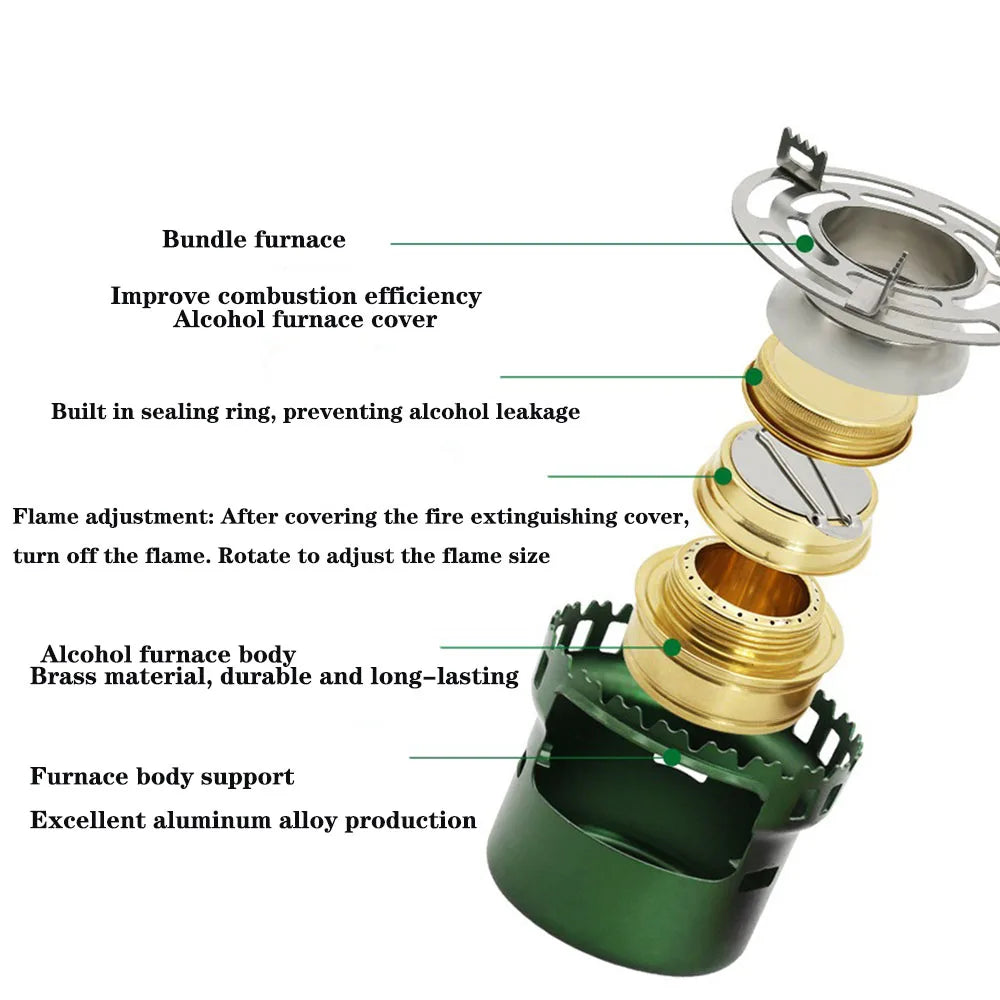 Alcohol Outdoor Camp Cooking Stove