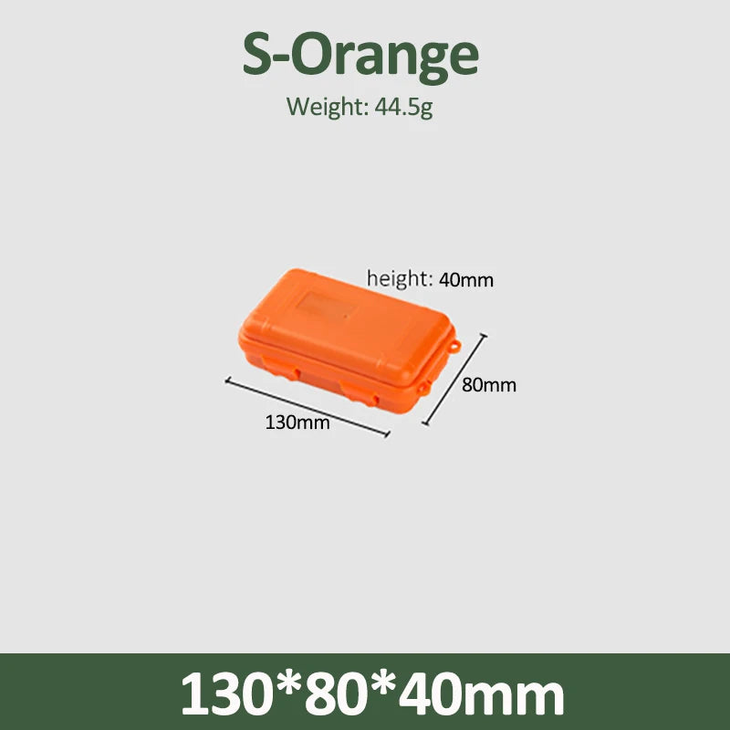 S/L/XL Size Outdoor Plastic Waterproof Sealed Survival Box