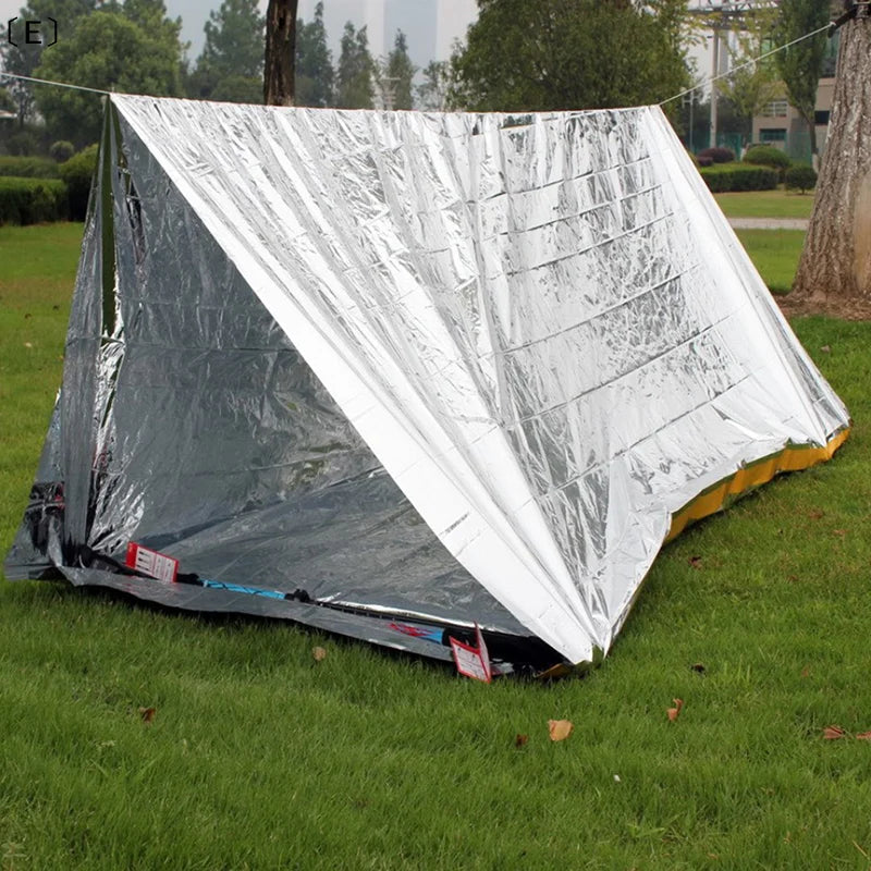Foldable Tent Emergency Survival Hiking Camping Shelter