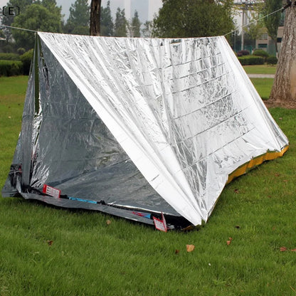 Foldable Tent Emergency Survival Hiking Camping Shelter
