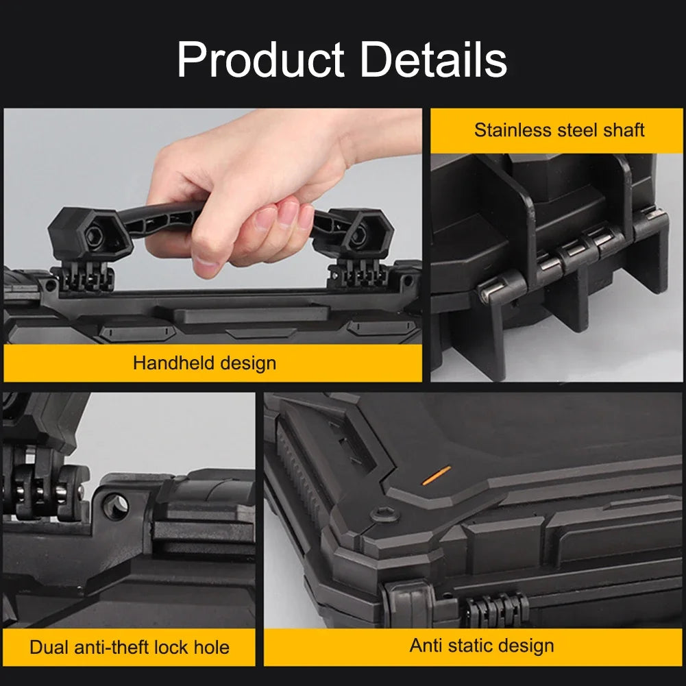 Hard Shell Waterproof Dustproof Safety Carrying Storage Case with Foam Padded