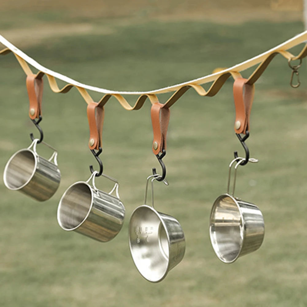 10Pcs Triangle Storage Hook Z-Shaped Portable Camping Hangers