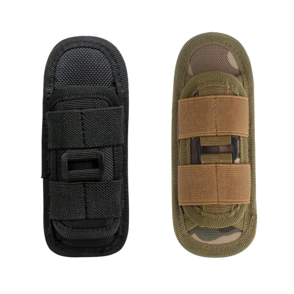 Tactical Flashlight Pouch Belt Torch Bag