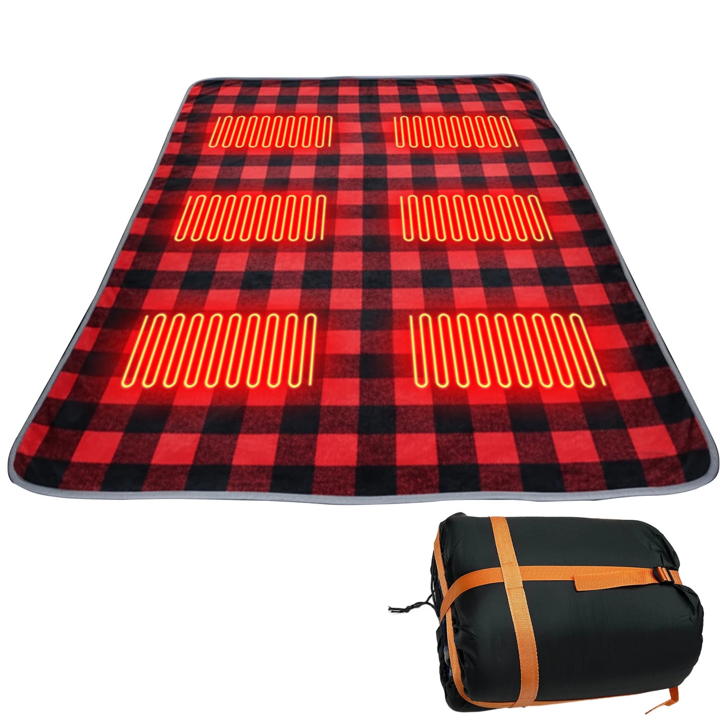 USB Heating Sleeping Mat 3 Adjustable Temperature Portable