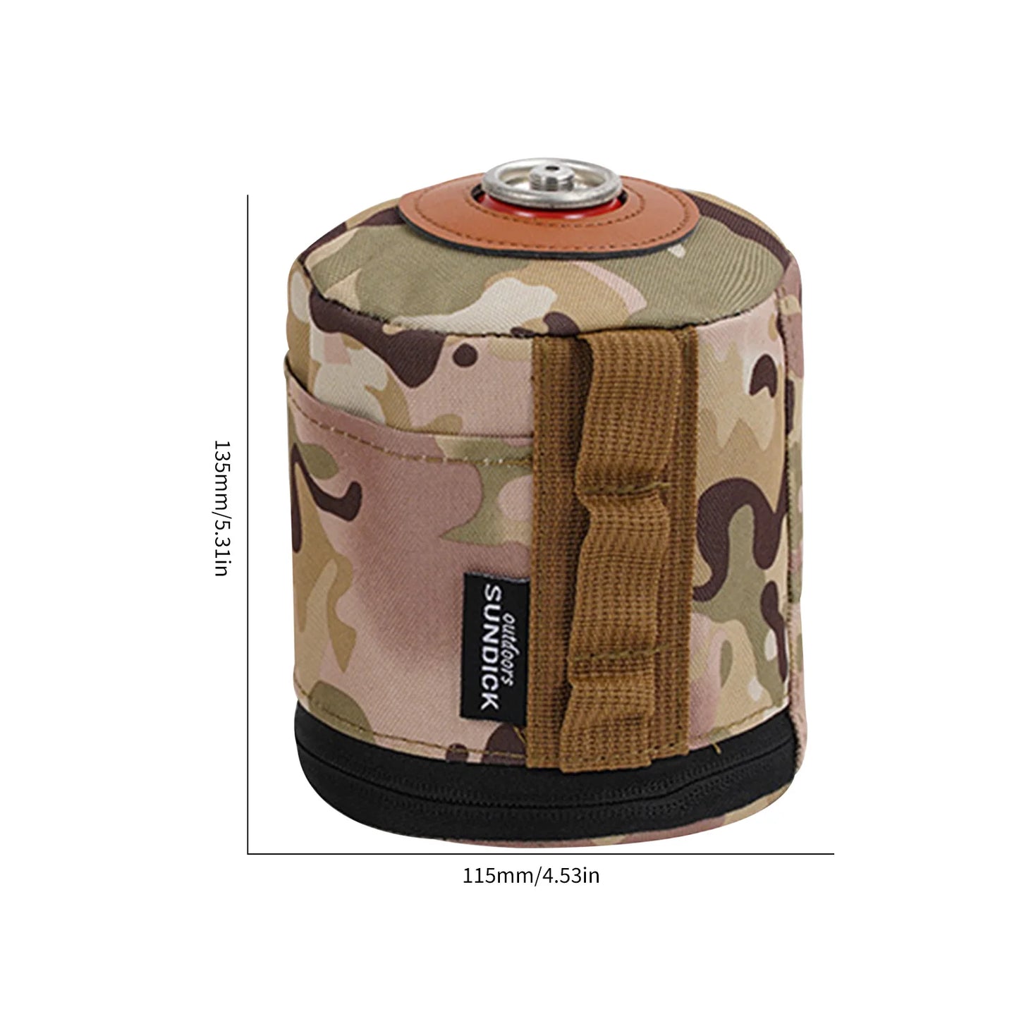 Camping Protective Cover Cotton Linen Outdoor Gas Tank Case