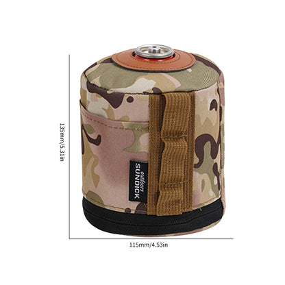 Camping Protective Cover Cotton Linen Outdoor Gas Tank Case