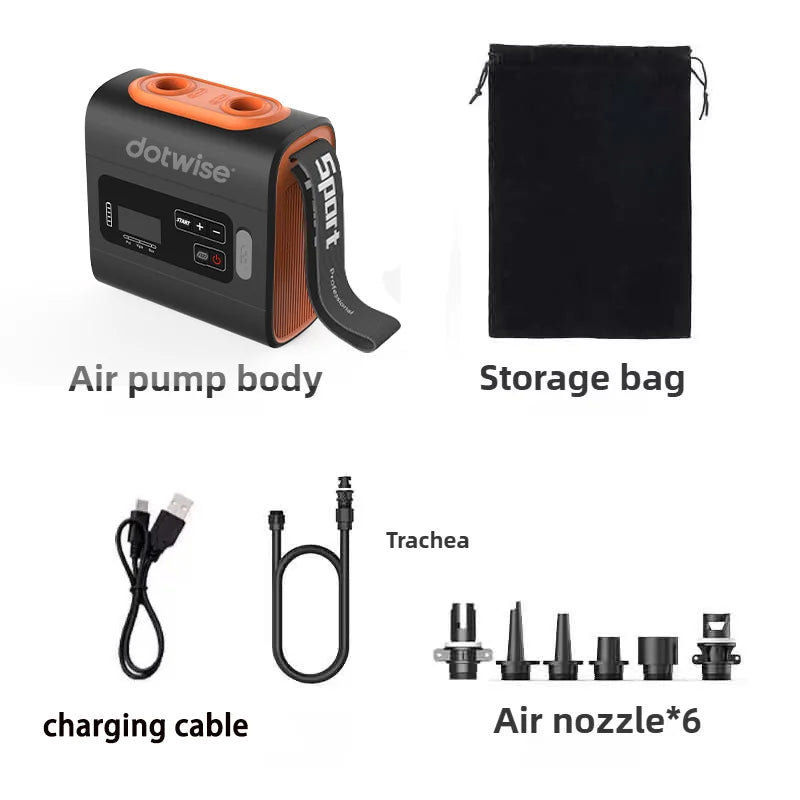 22PSI High Flow Outdoor Camping Pump For Air Mattress Kayak