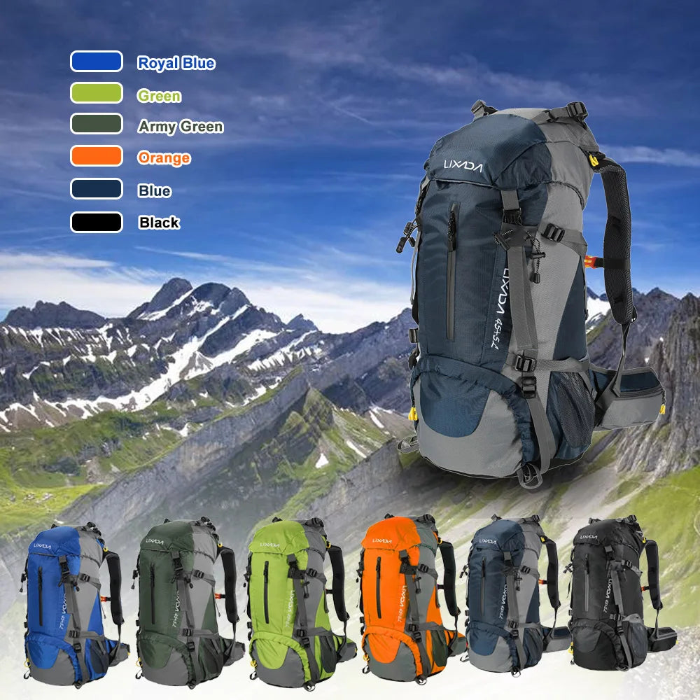 50L Waterproof Outdoor Camping Travel Backpack Pack