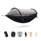 Portable Camping Mosquito Net Hammocks With Awning