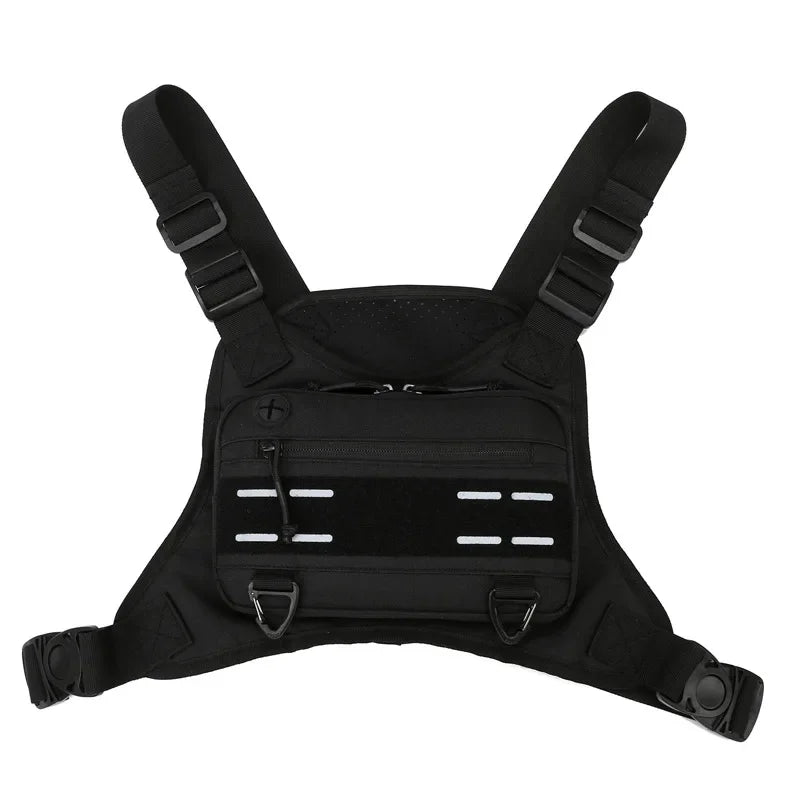 Tactical Vest Chest Bag Camping Backpack