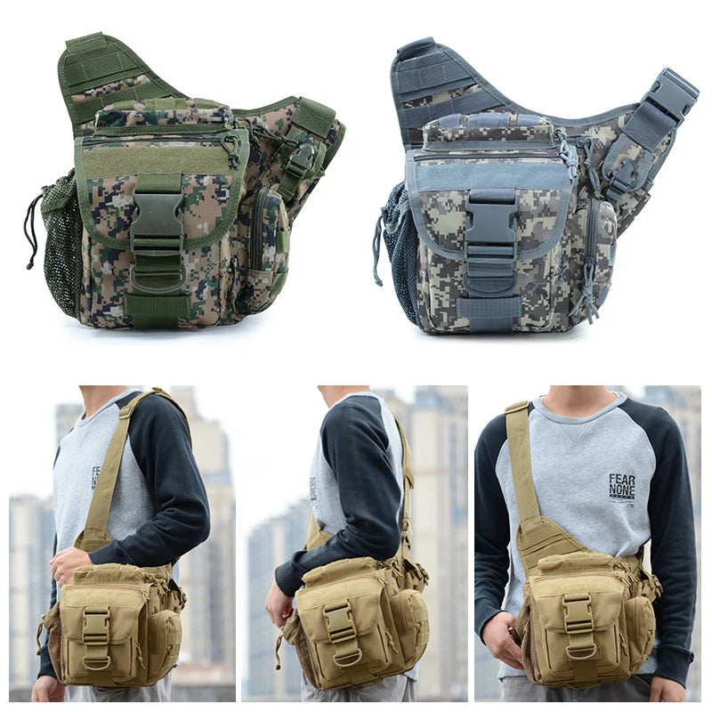 Outdoor Waterproof Camo Messenger bag