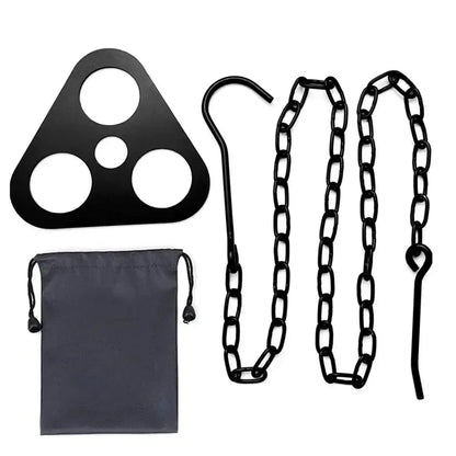 Camping Hanging Tripod Pot Rack Hanger