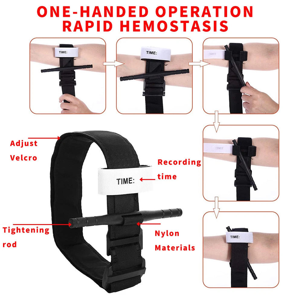Medical Package Outdoor Emergency Tourniquetrs for Blood