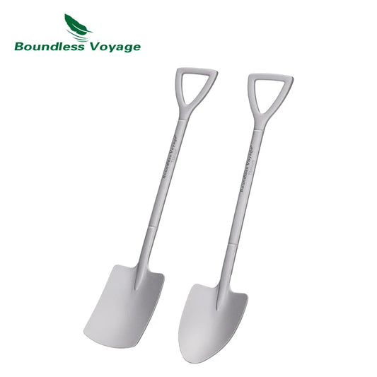Boundless Voyage Mini Shovel Spoon Titanium Creative Cute Dessert, Ice Cream, Fruit Spoon Lightweight Tableware Party Supplies
